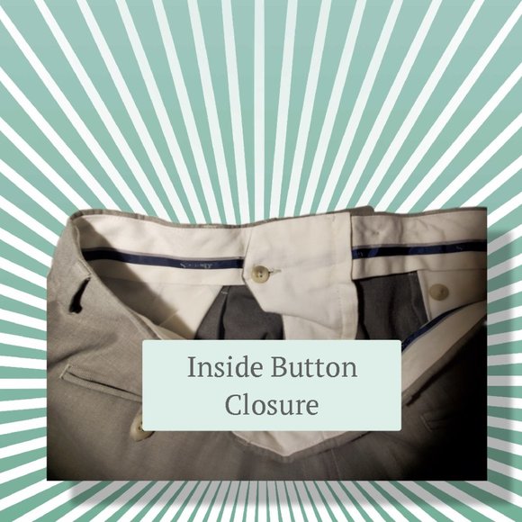 Stafford greige trousers, size 36x30 - Picture 5 of 9